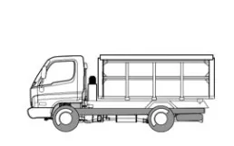 HYNDAI HD78 Фургон с подъёмными боковыми стенами
